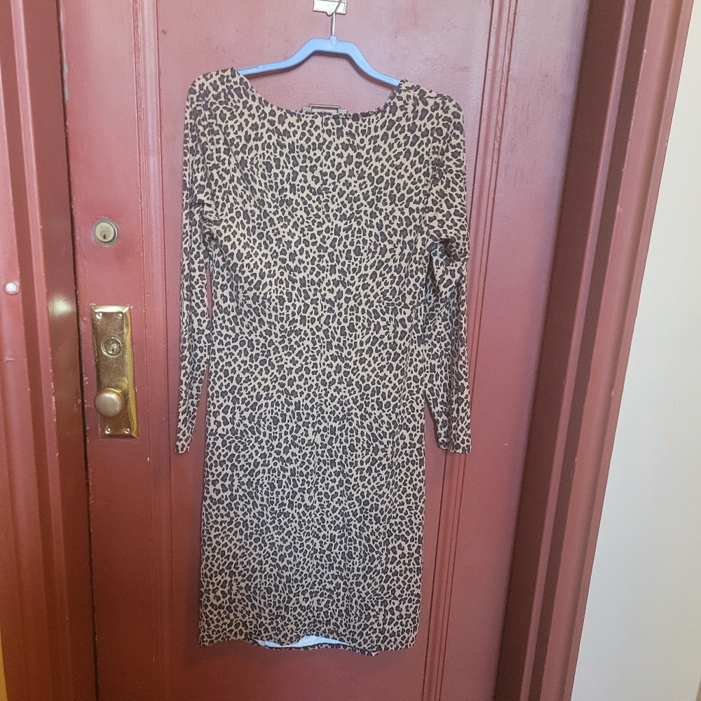 Isabel Maternity by Ingrid & Isabel Animal Print Midi Dress